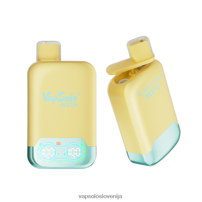 VapSolo TWINS vape za enkratno uporabo | Vapsolo Slovenija PFFBJ231 ananas kokos & jagoda banana