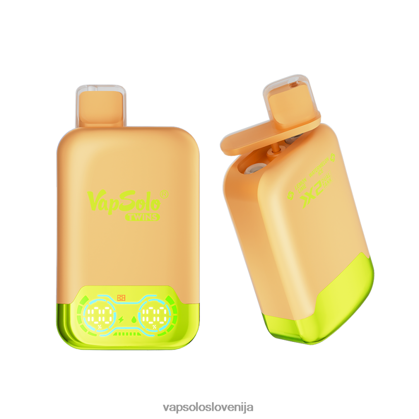 VapSolo TWINS vape za enkratno uporabo | Vapsolo Wholesale PFFBJ229 led iz limete in lubenice