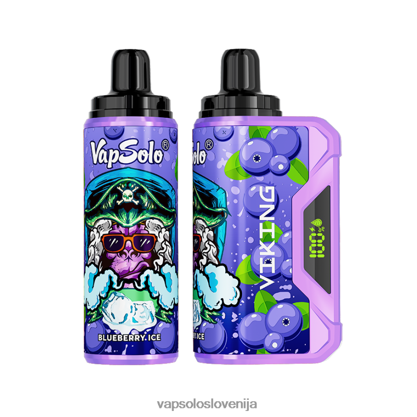VapSolo VIKING vape za enkratno uporabo | Vapsolo Review PFFBJ236 borovnica